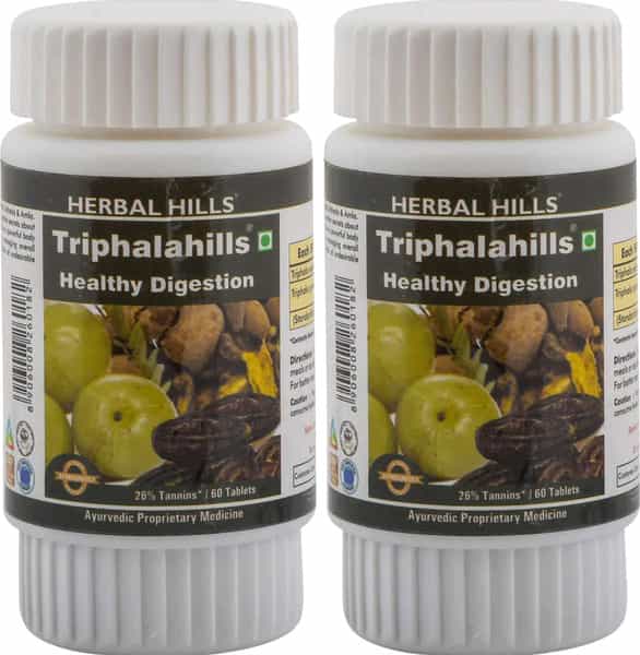 Buy HERBAL HILLS TRIPHALA 60 TABLETS PACK OF 2 TRIPHALA TABLETS Online & Get Upto 60 OFF at