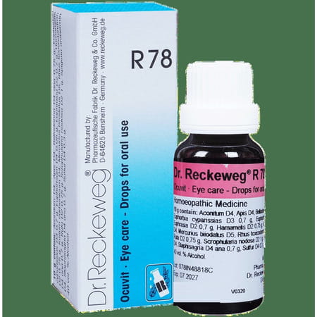 Dr. Reckeweg R78 Eye Care Drops | For Eye Care 22 Ml