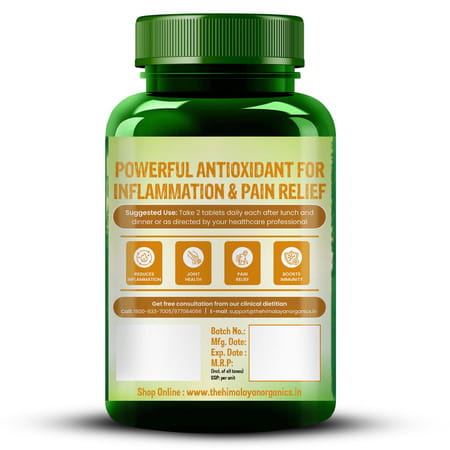 Vlado'S Himalayan Organics Curcumin | 60 Veg Tablets