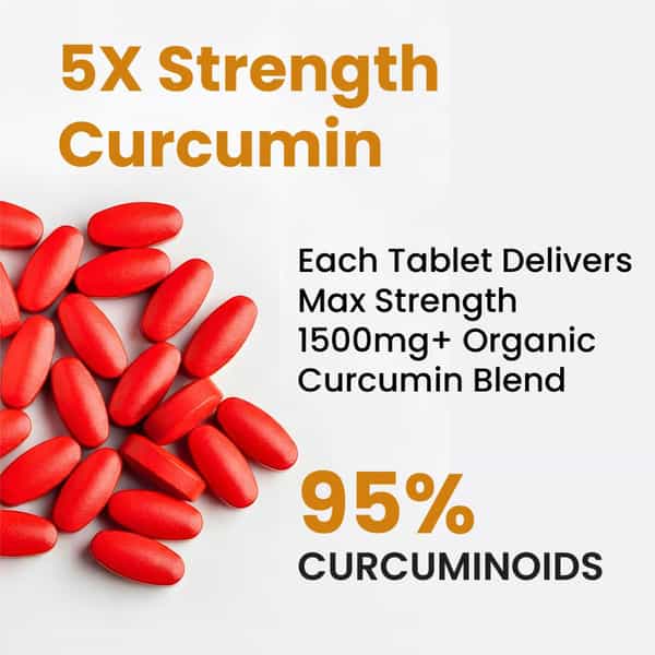 Vlado's Himalayan Organics Curcumin | 60 Veg Tablets