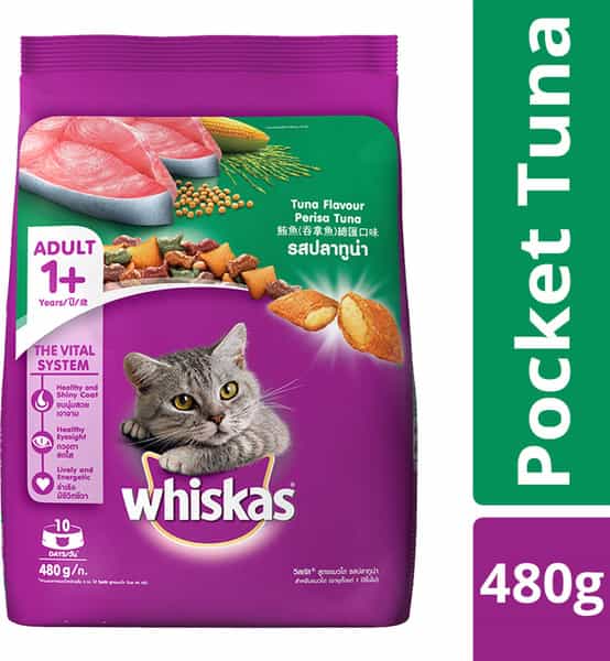 Whiskas Adult Pocket Tuna 480G