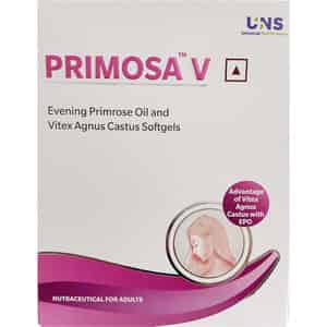 Primosa V Evening Primrose Oil And Vitex Agnus Castus Strip Of 15 Softgels