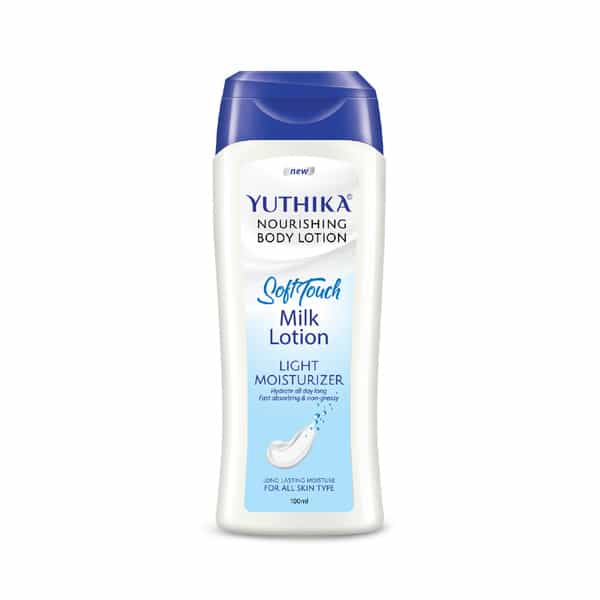 Yuthika Milk Body Lotion 100Ml | Non Greasy Nourishing Body Lotion | Fast Absorbing