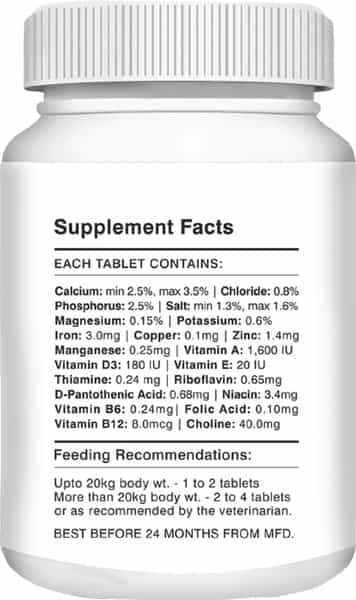 Drools Absolute Vitamin Tablet- Dog Supplement 50 Pieces