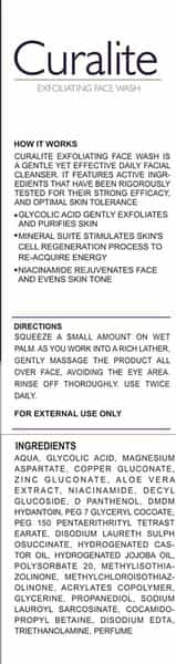 Ceuticoz Curalite Facewash - 75 Ml