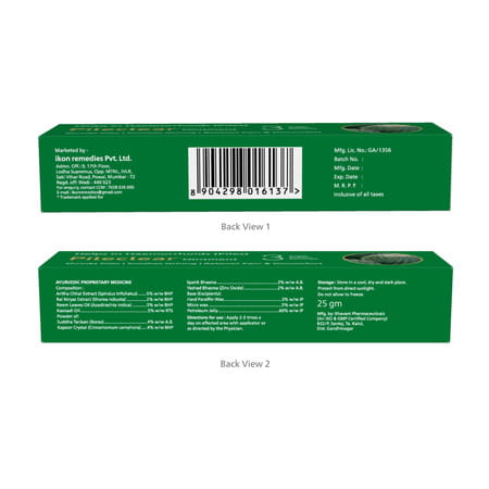 Pileclear Ointment 25 Gm (Pack Of 4) - Relief From Piles Pain | Itching & Discomfort