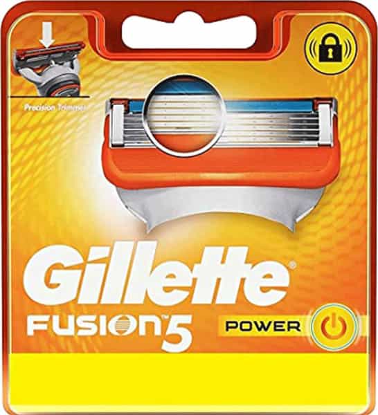 Gillette Fusion Power Shaving Razor Blades (Cartridge) Pack 8