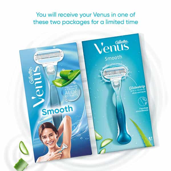 Gillette Venus Smooth Glidestrip With A Touch Of Aloe Extracts - 1N