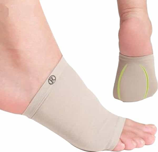 Skudgear Footcare Plantar Fasciitis Arch Support Sleeve Cushion Heel Spurs Neuromas Free Size 1 Pair