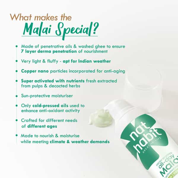 Nat Habit Blackseed Tulsi Face Moisturizer | Winter Face Cream | Vit A | Oily Skin - 30G