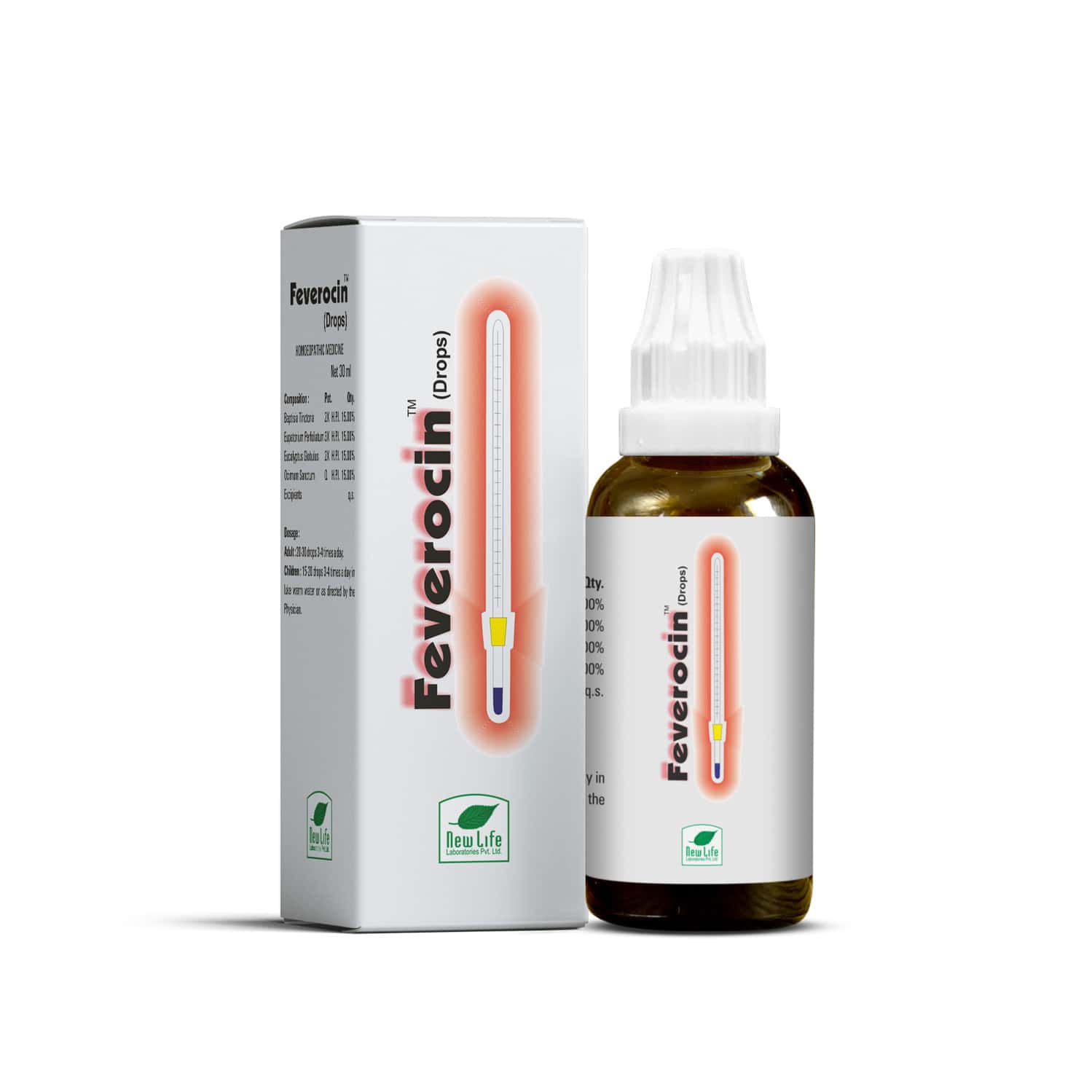New Life Nl Feverocin Drops | 30 Ml