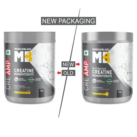 Muscleblaze Creatine Monohydrate Creamp With Creabsorb (Citrus Blast | 80 Servings | 320g)