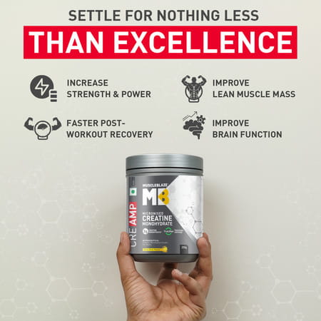 Muscleblaze Creatine Monohydrate Creamp With Creabsorb (Citrus Blast | 80 Servings | 320g)