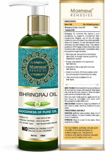 Morpheme Remedies Bhringraj Hair Oil 120Ml