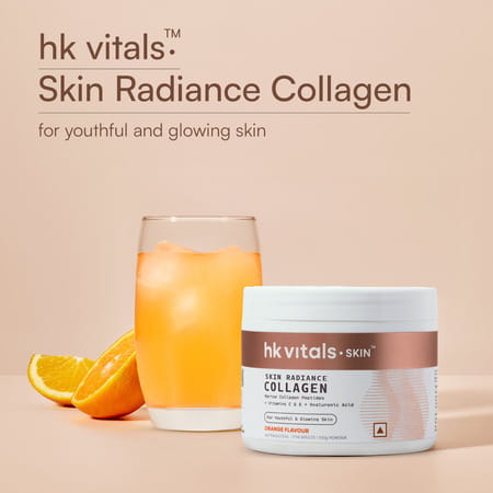 Hk Vitals Marine Collagen (100g) + Glutathione (15 Tabs) | Skin Glow & Hydration | Combo