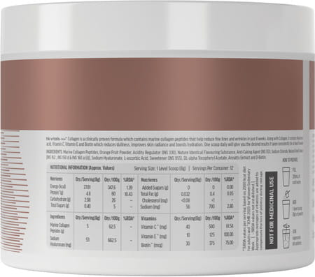 Hk Vitals Marine Collagen (100g) + Glutathione (15 Tabs) | Skin Glow & Hydration | Combo