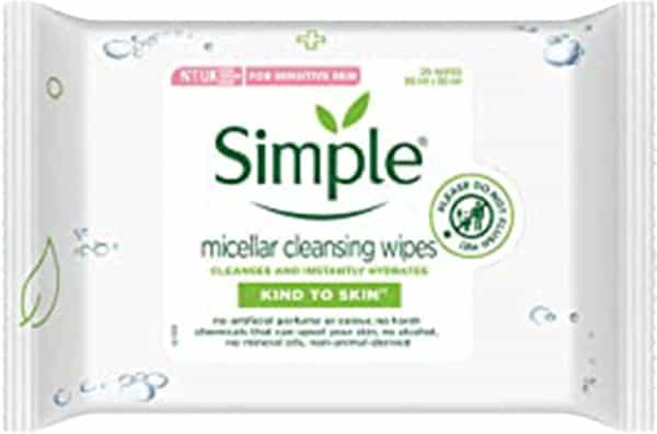 Simple Kind To Skin Micellar Cleansing Wipes + Cleansing Water