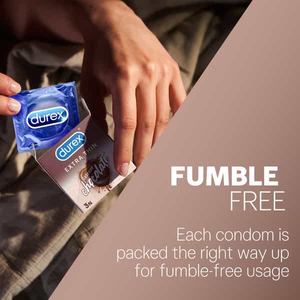 Durex | Extra Thin | Intense Chocolate | Box | 12 Condoms