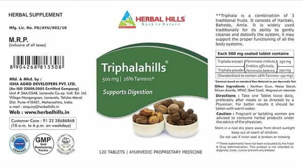 Herbal Hills Tulsi 400 Mg 120 Capsules | Tulsi Supplement