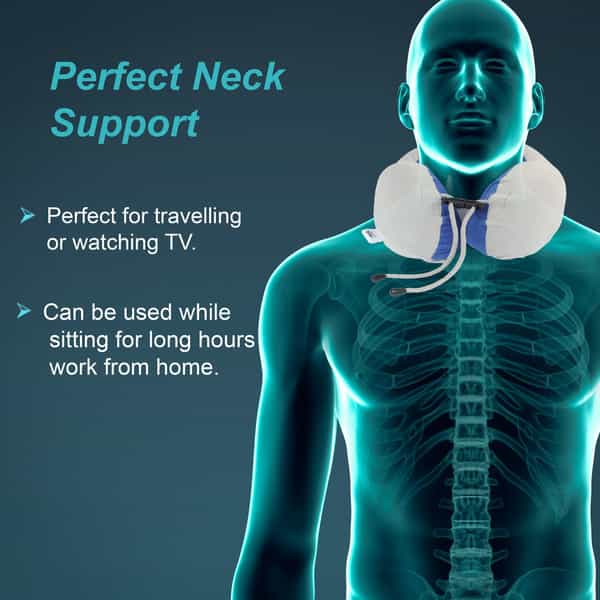 Tynor Travel Pillow Urbane Grey Universal Size 1 Unit