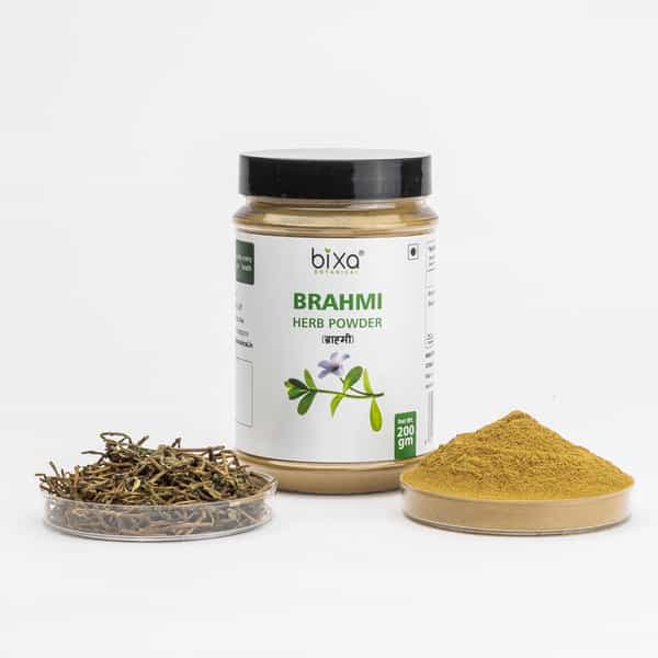 Bixa Botanical Brahmi Powder(Bacopa Monnieri) Brain Vitality | Intelligence & Focus | 200G