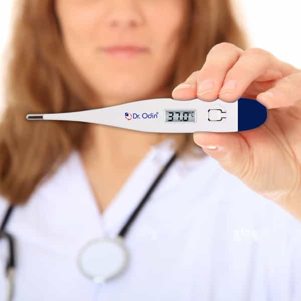 Dr. Odin Odt 101 Digital Thermometer For Precise Temperature Monitoring | White & Blue