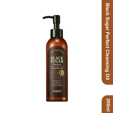 Skinfood Black Sugar Perfect Cleansing Oil - Face Cleanser - 200ml