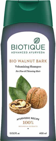Biotique Bio Walnut Bark Voluminzing Shampoo For Fine & Thining Hair - 340 Ml