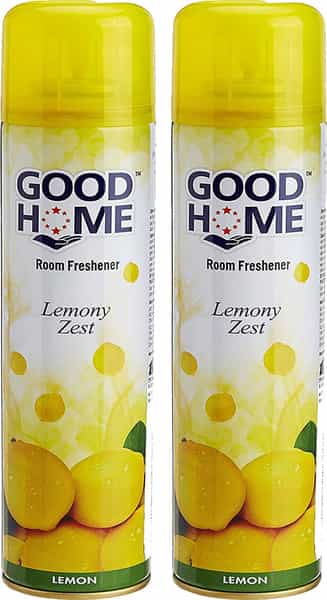 Good Home Citrus Spray - Room & Air Freshner (2 X 130 Ml)