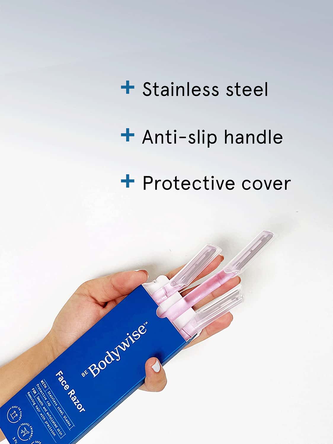 Buy BE BODYWISE FACE RAZOR TO REMOVE FACIAL HAIR SET OF 3 Online & Get