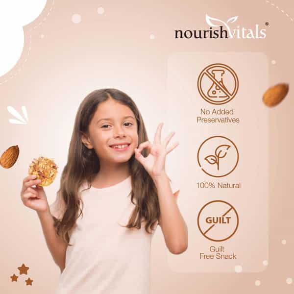 Nourishvitals Cocount Cookies Heavenly Bites Source Of Protein Genius Snack 120G X Pack Of 2
