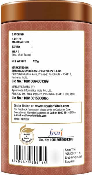 Nourishvitals Cocount Cookies Heavenly Bites Source Of Protein Genius Snack 120G X Pack Of 2