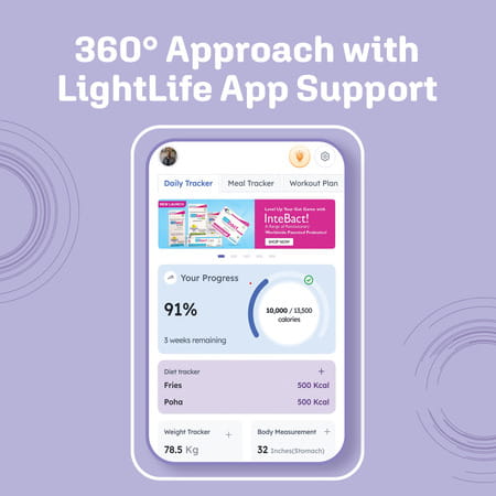 Dr. Morepen Lightlife Pre Meal Nutrition | Weight Management | Litchi | Sachet | 10 No's