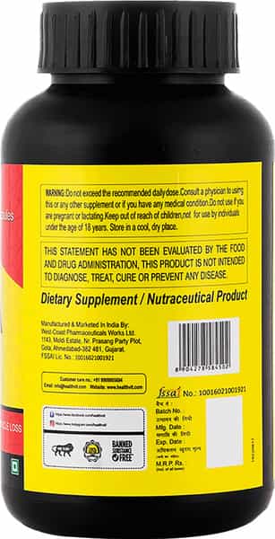 Healthvit Fitness Bcaa 2:1:1 1000Mg - 60 Capsules