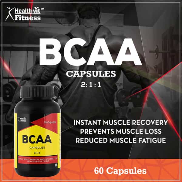 Healthvit Fitness Bcaa 2:1:1 1000Mg - 60 Capsules