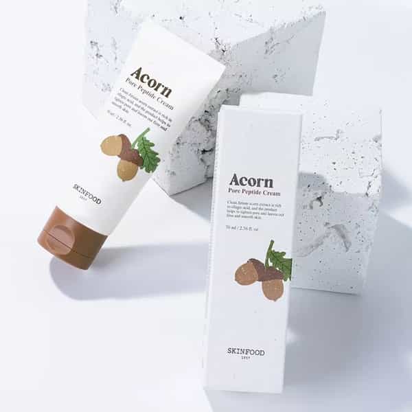 Skinfood Acorn Pore Peptide Cream - Korean Skincare - For Moisturisation - Hydration - 70Ml