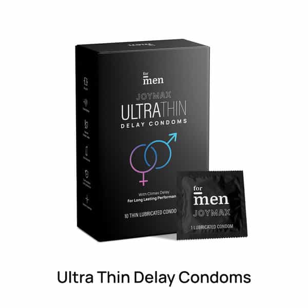 Formen Joymax Premium Pleasure Condoms Kit For Men|Delay Condoms (Pack Of 3)