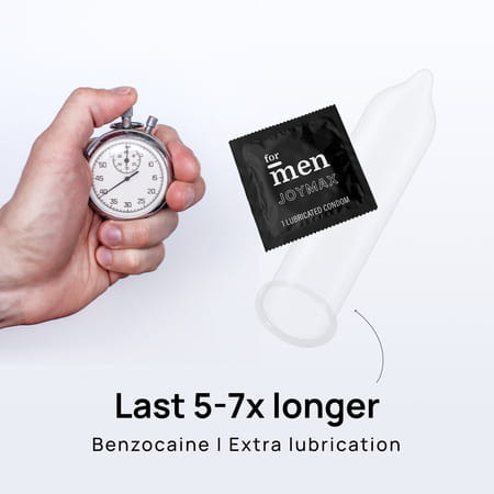 Formen Joymax Premium Pleasure Condoms Kit For Men|Delay Condoms (Pack Of 3)