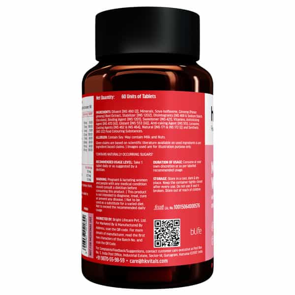 Hk Vitalsmultivitamin For Women (60 Tablets) | With Zinc | Vitamin C | Vitamin D