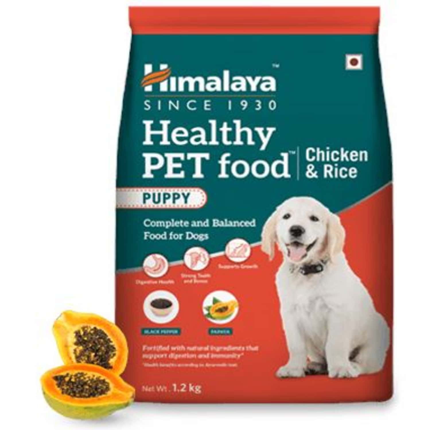Himalaya Chicken & Rice Healthy Pet Puppy Dog Dry Food /1.2kg
