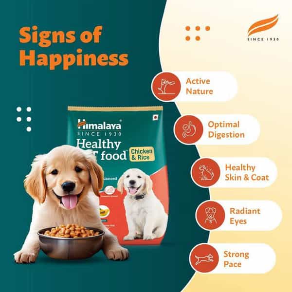 Himalaya Chicken & Rice Healthy Pet Puppy Dog Dry Food /1.2Kg