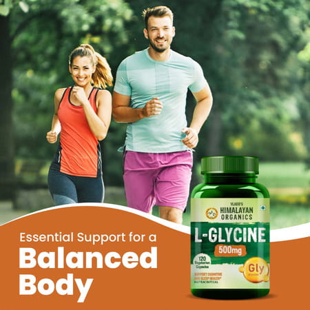Vlado'S Himalayan Organics L-Glycine 500mg Supplement I Supports Healthy Sleep I Strong | Veg - 120n