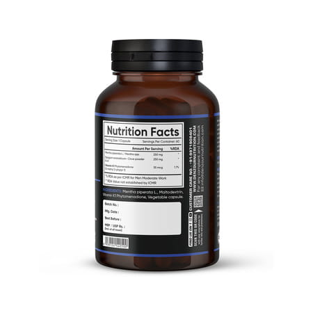 Denzour Nutrition Oxygen+ Capsules | Supports Energy | Focus & Mental Clarity | 60 Veg Capsules