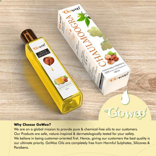 Pack Of 2 Peppermint Essential Oil & Chaulmoogra Carrier Oil - 100% Natural Therapeutic Cold Pressed