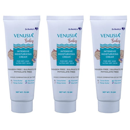 Venusia Baby Intensive Moisturizing Cream | 75 Gm | Pack Of 3