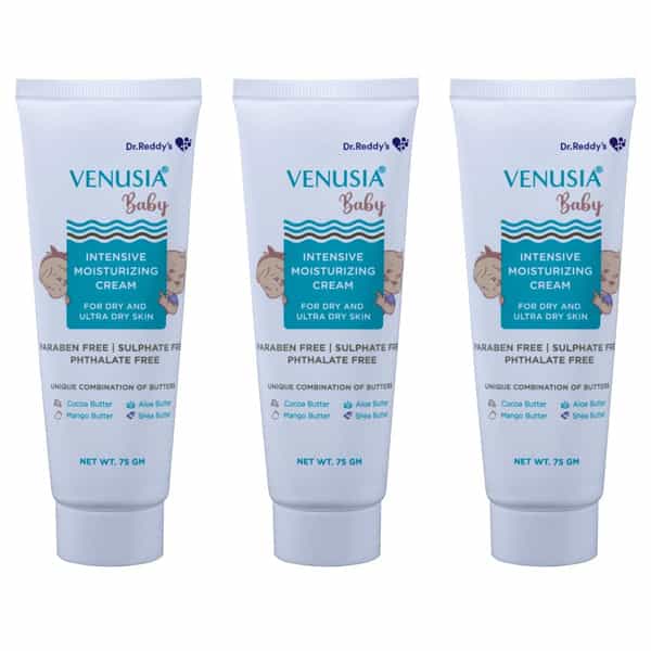 Venusia Baby Intensive Moisturizing Cream | 75 Gm | Pack Of 3