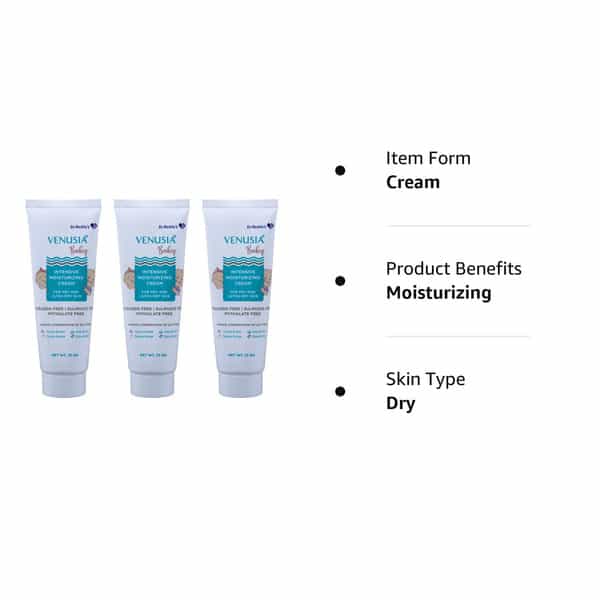 Venusia Baby Intensive Moisturizing Cream | 75 Gm | Pack Of 3