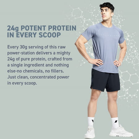 Muscleblaze 100% Clean Raw Whey Protein Concentrate | Unflavoured | 24G Protein Per Scoop | 4 Kg