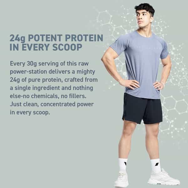 Muscleblaze 100% Clean Raw Whey Protein Concentrate (Unflavoured | 4Kg) | 24G Protein Per Scoop