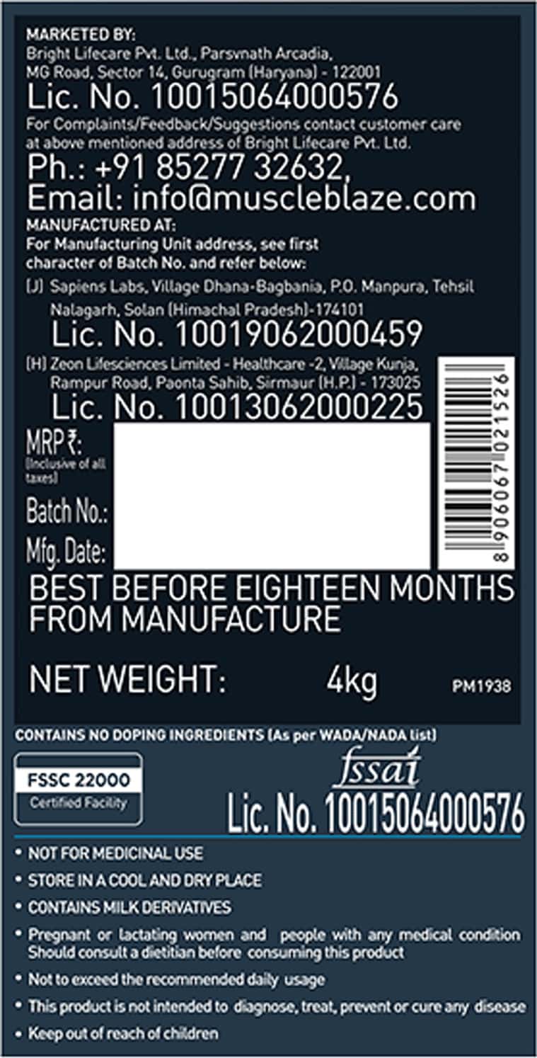 80 High Protein - Buffalo Whey Pure Flavour - Protein Powder In Singl - Foto 11